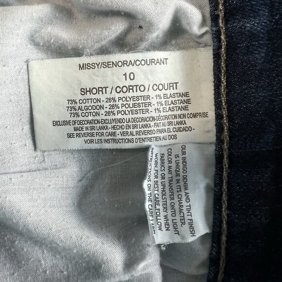 Gloria Vanderbilt Amanda Jeans Womens 10 SHORT Blue Denim Stretch 30x28 - Picture 9 of 14